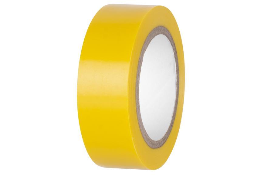Páska E180YEL, žltá, izolačná, lepiaca, 19 mm, L-10 m, PVC