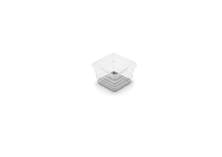 Organizr Curver SISTEMO 1, priesvitn/siv, 7,5x7,5x5 cm, do zsuvky