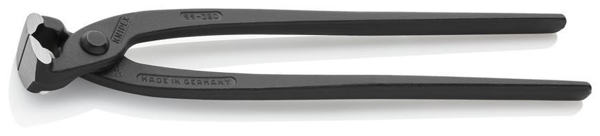 Klieste KNIPEX 99 00 280, 280 mm, armovacie, cierne, rucka bez povlaku