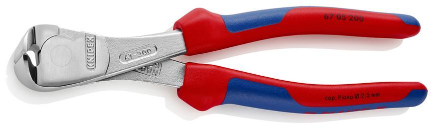 Klieste KNIPEX 67 05 200, 200 mm, stipacie, celne, silove, CrV