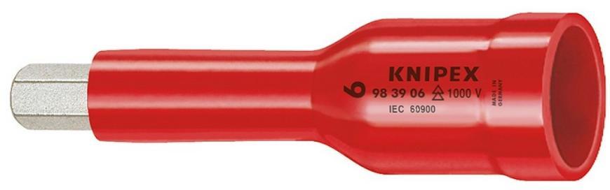 Hlavica KNIPEX 98 39 08, 8mm, 3/8", HEX, VDE 1000V