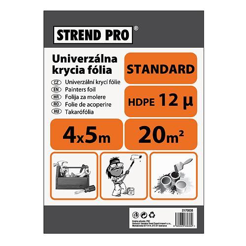 Zakrývacia maliarska fólia Strend Pro, Standard - 4x12,5 m, 12µ