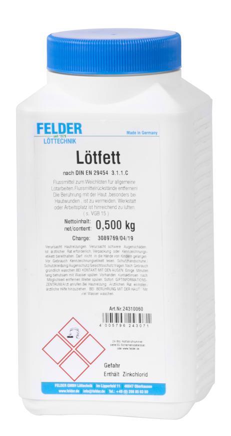 Pasta na spájkovanie FELDER Universal, 500 g, Cu, Steel