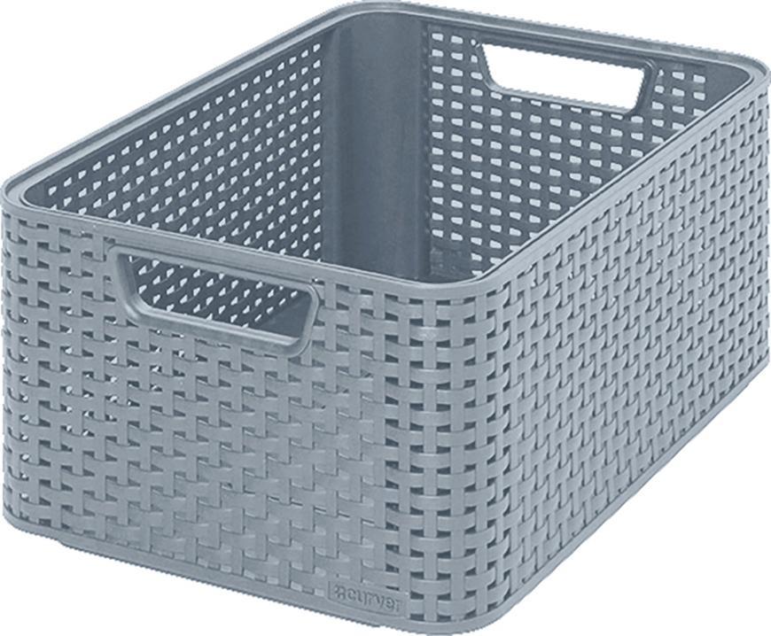 Kôš Curver® STYLE M, sivý, 28,7x38,6x17 cm