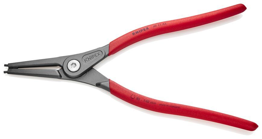 Klieste KNIPEX 49 11 A4, 85-140 mm, rovne, precizne, na vonk. poist. kruzky