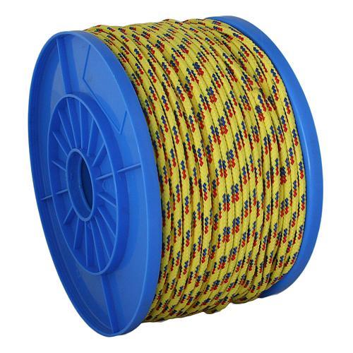 Lano Strend Pro MDB200Y, 05 mm, žlto-modro-červené, 130 m, PP, nos. 119 kg