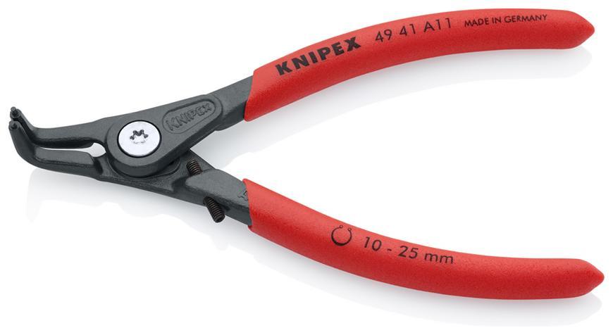 Klieste KNIPEX 49 41 A11, 10-25 mm, zahnute 90st, precizne, na vonk. kruzky