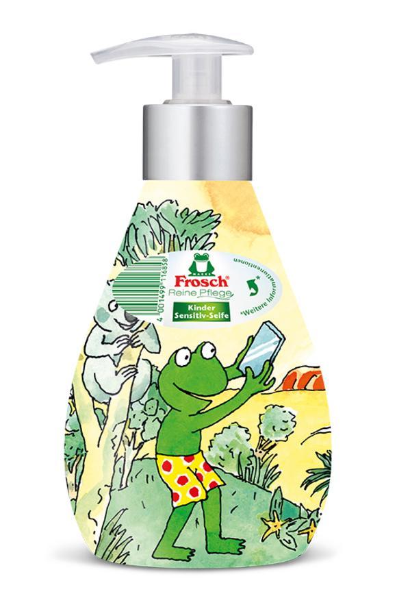 Mydlo Frosch, tekuté, pre deti, s dávkovačom, 300 ml