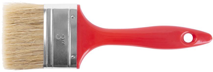 Štetec Strend Pro Brisk 3,0", plochý, Red.hand, s PVC rúčkou