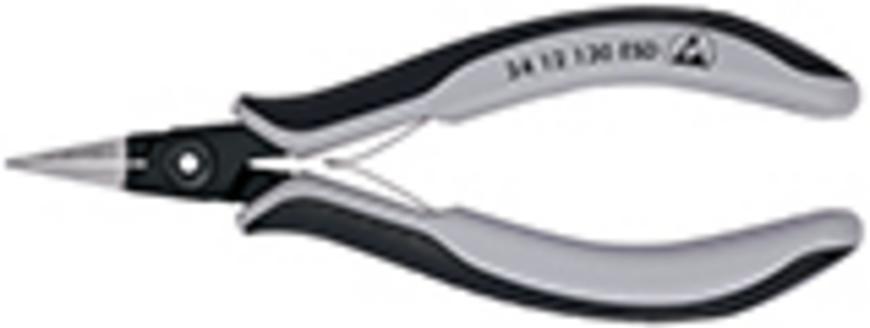 Klieste KNIPEX 34 12 130 ESD, 130mm, ploche, rovne, siroke, pre elektroniku