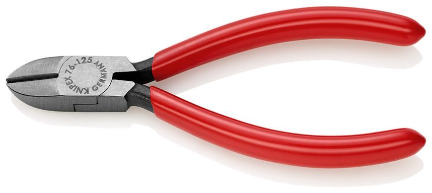 Klieste KNIPEX 76 01 125, 125 mm, stipacie, bocne, pre elektromechanikov