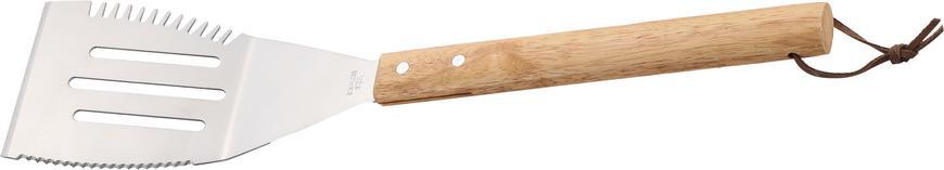 Obracačka Strend Pro Grill, na grilovanie, nerez, s drevenou rúčkou, 41 cm