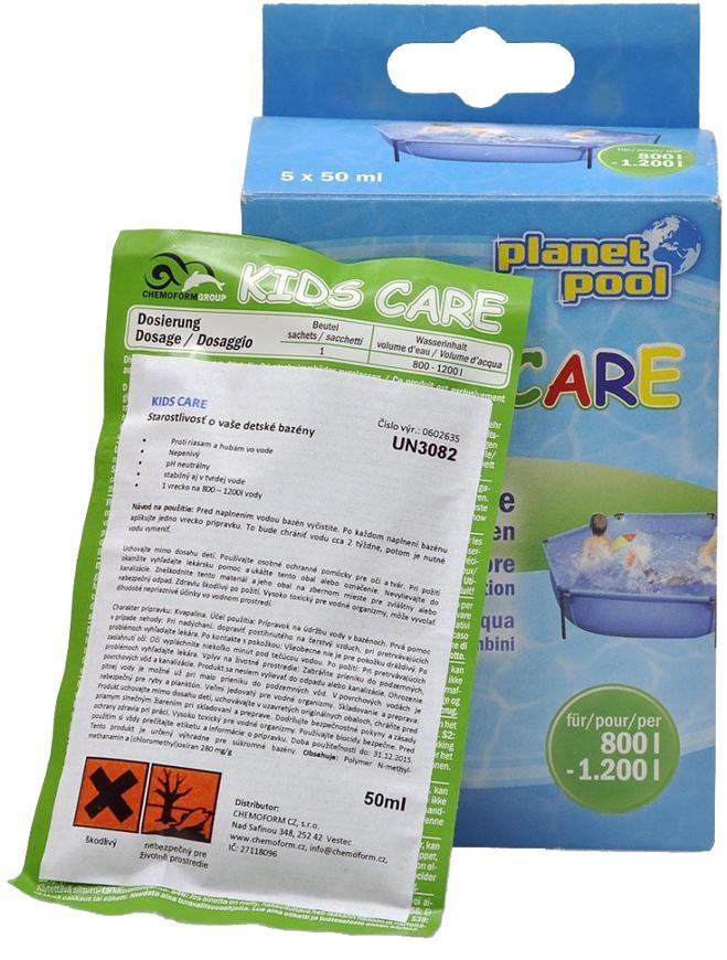 Prípravok Chemoform 0602, Kids Care, 5x50ml, sáčky