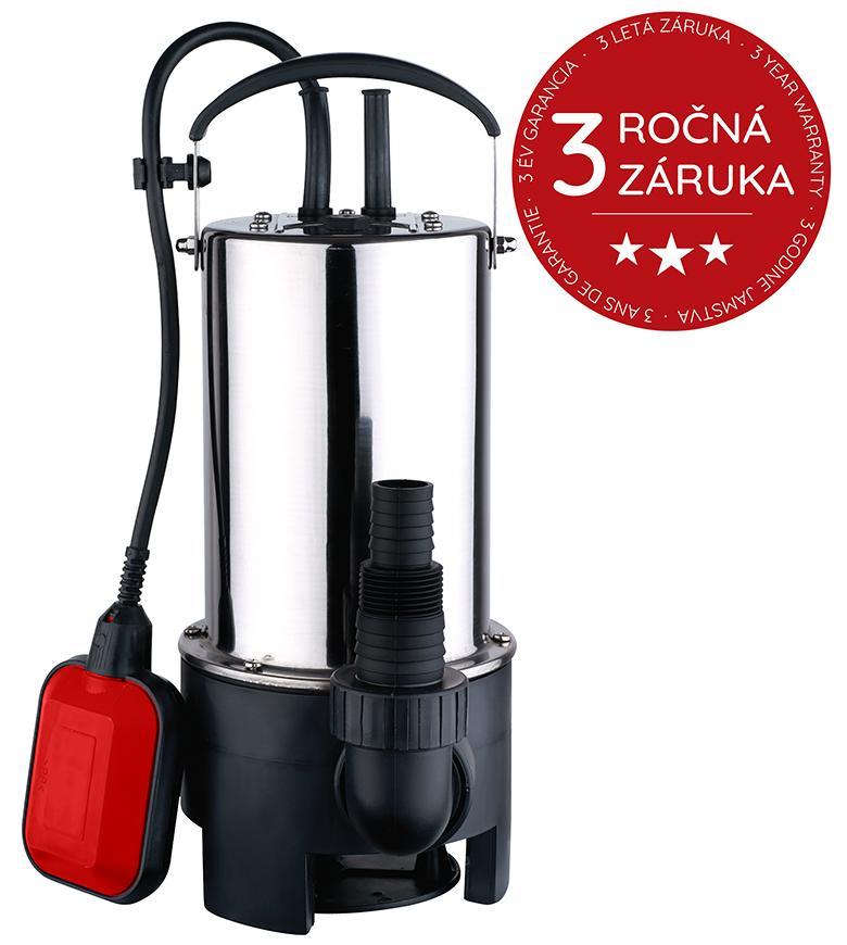 Čerpadlo Strend Pro Garden, 1000W, 14000 l/h, kábel 10 m, kalové, nerez