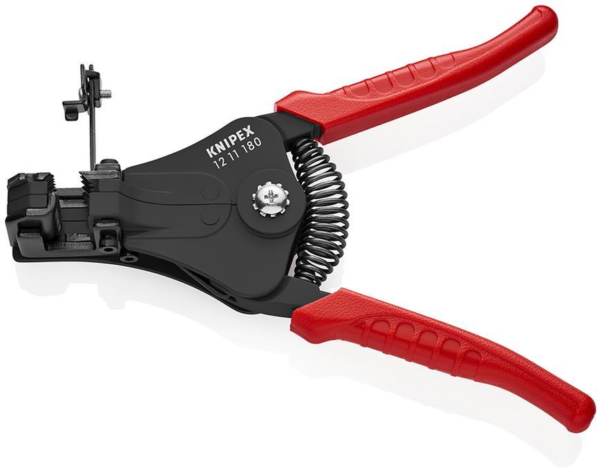 Klieste KNIPEX 12 11 180, 180 mm, odizolovacie, 0.5-2.0mm, tvar. noze