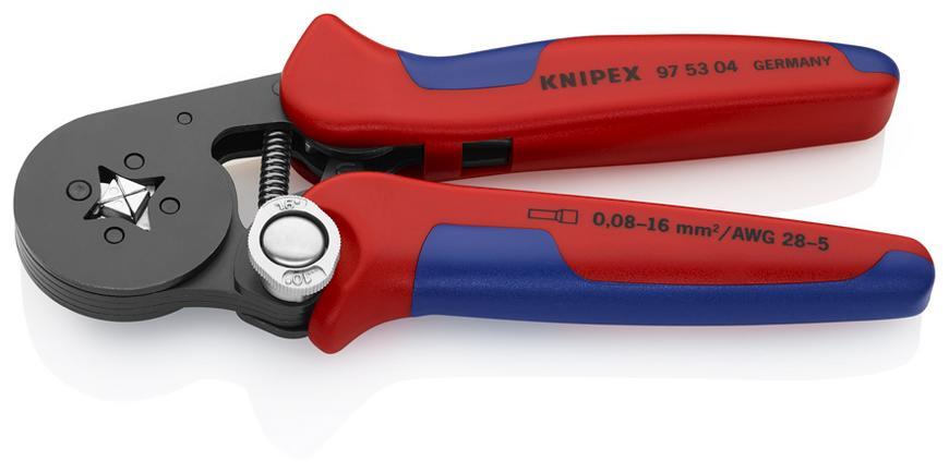 Klieste KNIPEX 97 53 04, 180 mm, 0.8-10.0+16mm, samostavitelne, lisovacie