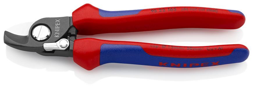 Noznice kablove KNIPEX 95 22 165, 165 mm, do 15mm/50mm2