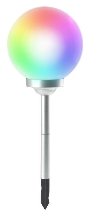 Lampa Solar Rainbow, 4-farebné LED, 30x73 cm