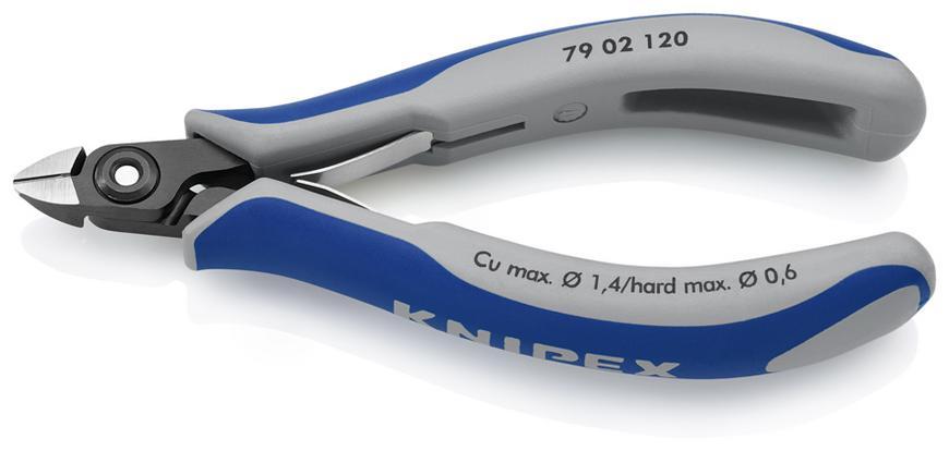 Klieste KNIPEX 79 02 120, 120 mm, stipacie, bocne, precizne, elektronika