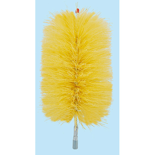 Kefa KOVO.B ComRourPRF 200 mm, fíber, M12, komínová okrúhla, kefa na komín nerez