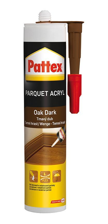 Tmel Pattex Parket, tmavý dub, 310 ml