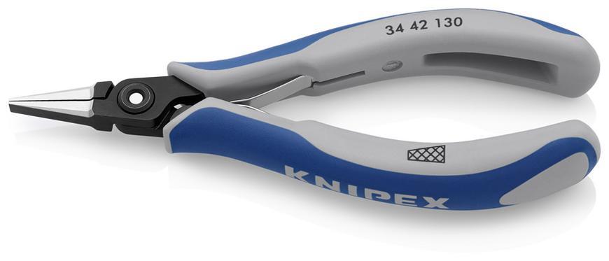 Klieste KNIPEX 34 42 130, 130mm, ploche, rovne, siroke, pre elektroniku