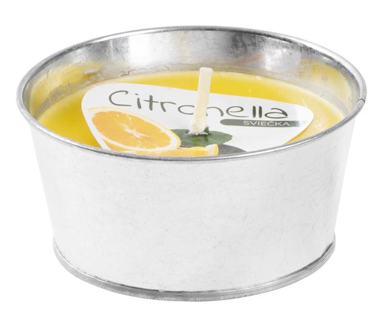 Sviečka Citronella CB146, vedro, 130 g, 120x60 mm