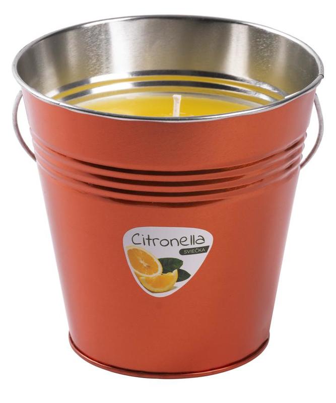 Sviečka Citronella CB163, vedro, 610 g, 150x150 mm