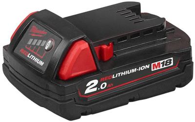Akumulator Milwaukee M18 B2 Li-ion, 18V, 2.0 Ah