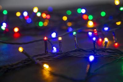 Reťaz MagicHome Vianoce Errai, 560 LED multicolor, 8 funkcií, 230 V, 50 Hz, IP44, exteriér, napájací kábel 3 m, osvetlenie, L-14 m