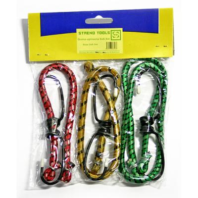 Guma upínacia Strend Pro LB331, 6 mm, 1x 30-50-60 cm, s oceľovým háčikom