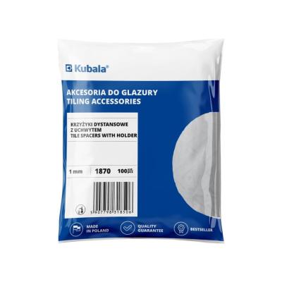 Krížik Kubala 1874, s úchytom, dištančný, plast, 3mm, bal. 70ks