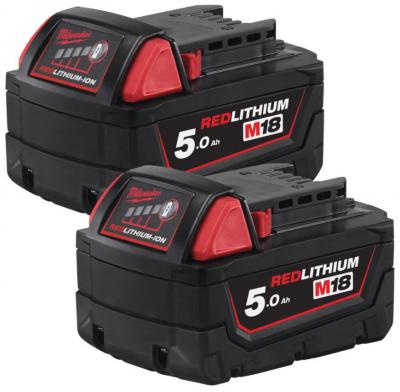 Akumulator Milwaukee M18 B52 Li-ion, 18V, 2x5.0 Ah
