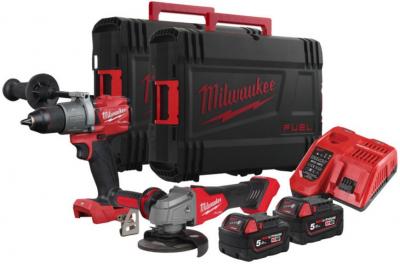 Set Milwaukee M18 FPP2AB2-502X, skrutkovac + bruska