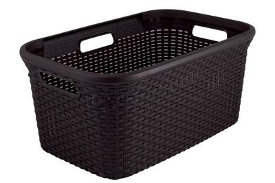 Kôš Curver® STYLE 45L, tmavohnedý, 59x38x27 cm, na bielizeň, prádlo