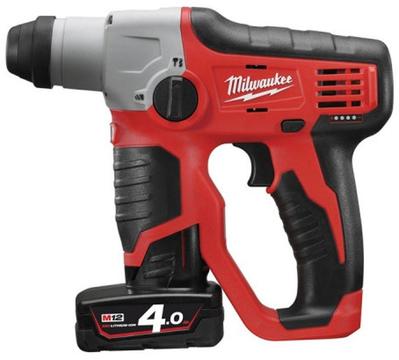 Kladivo Milwaukee M12 H-402C, 2x4,0Ah, SDS+, 0.9J