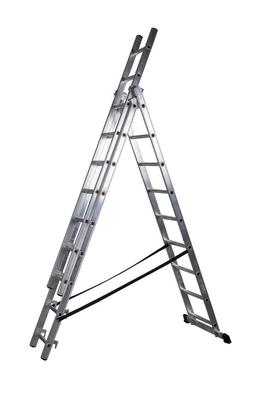 Rebrík Strend Pro DW3 3x9, Alu, EN 131 max. 4,54 m