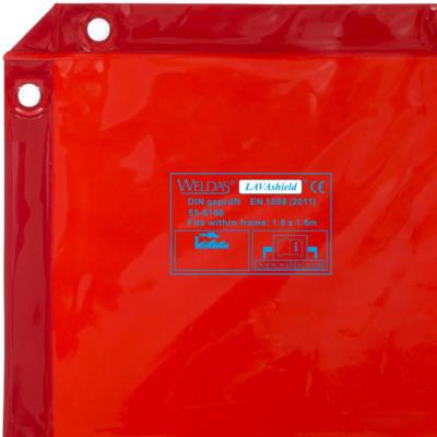Zastena Weldas 55-6168, LAVAshield®, 174x234cm, cervena