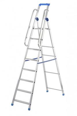 Schodíky ALVE 9809+Z, 1x9, so zábradlím, max. 150 kg, jednostranné