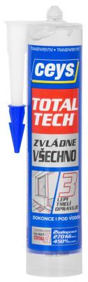 Lepidlo Ceys TOTAL TECH EXPRESS, 2v1 tmel, transparentný, 290 ml