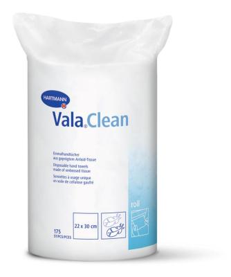Utierky Vala Clean roll, jednorazove, 22x30 cm, bal. 175ks