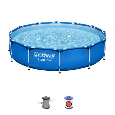 Bazén Bestway® Steel Pro™, 56681, kartušová filtrácia, 366x76 cm