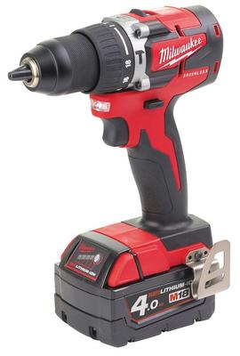Skrutkovac Milwaukee M18 CBLPD-402C, 2x4.0Ah, 60Nm, s priklepom