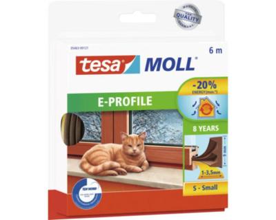 Tesnenie tesa profil E, hnedé, L-6 m