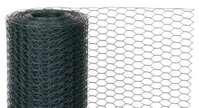 X Pletivo GARDEN HEX PVC 500/13/0,9 mm, zelené, RAL 6005, šesťhranné, chovateľské, bal. 10 m