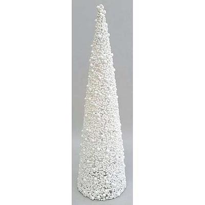 Dekoracia MagicHome X9208, TreeCone45.White, biela, bobuľky, 45 cm