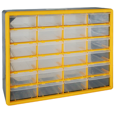 Organizér na stenu Strend Pro SBx3045-C, 24 zásuviek, 50x16x39 cm, max. 28 kg