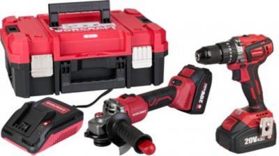 2.TRIEDA Set Worcraft XCUBE001 ShareSYS Toolbox, skrutkovač CHD-S20LiBA + uhlová brúska CAG-S20LiBS-125 mm, bezuhlíkové, 2x 4.0 Ah akumulátor, 1x nabíjačka
