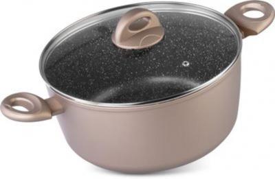 2.TRIEDA Hrniec MagicHome Coffee Brown Line, 28 cm, 5900 ml, s pokrievkou