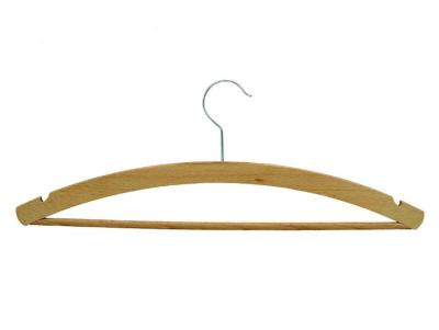 Vešiak, pánsky, bukové drevo, 420x8mm, voskovaný, so zárezom